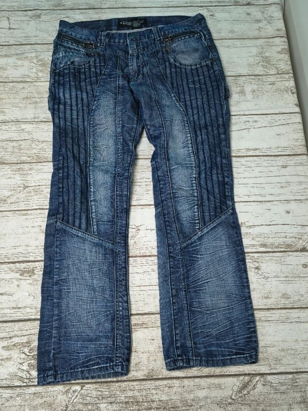 Victorious Y2K Grunge Dark Wash Jeans Men Size 36 X 32